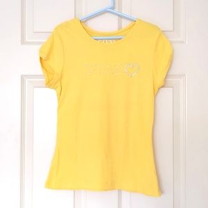 NWOT. The Children's Place 100% Cotton Short Sleeve Tee with crystal butterfly.